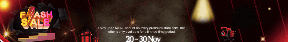 Black Friday – 50% Flat Discount